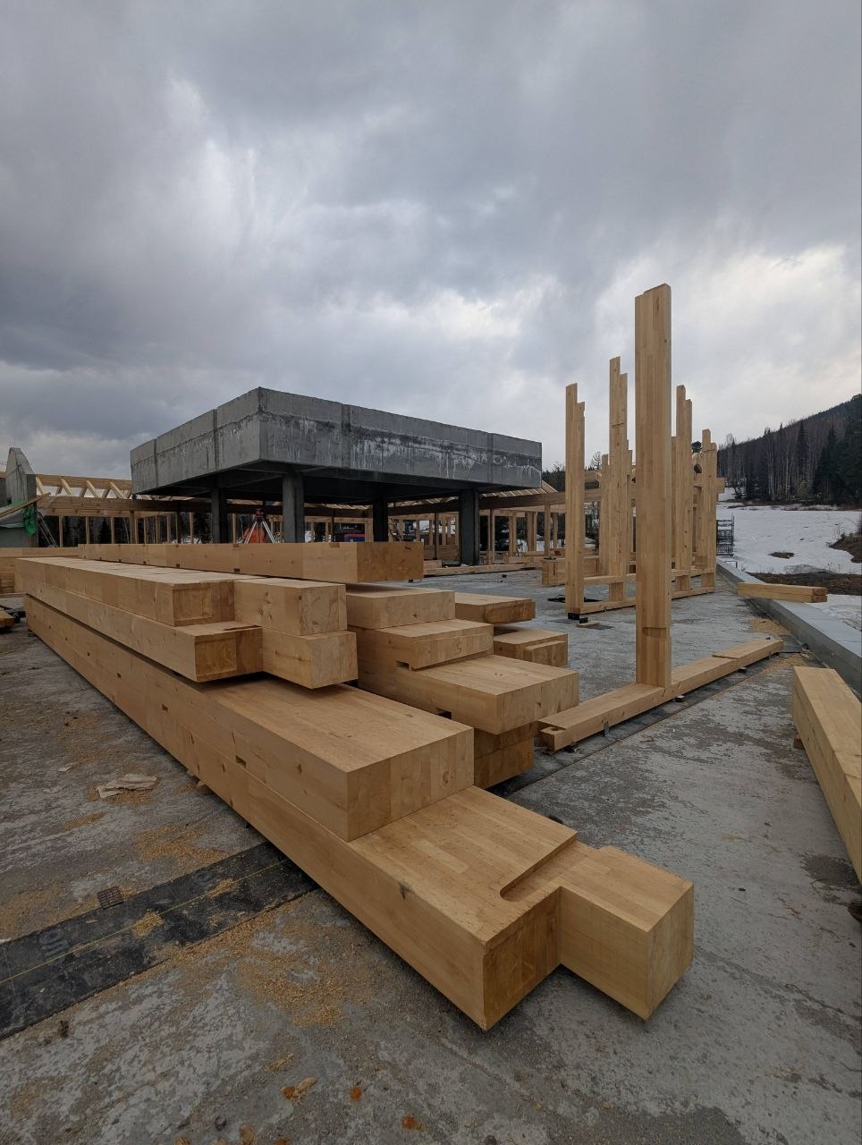 СБОРКА ДЕРЕВЯННОГО КАРКАСА