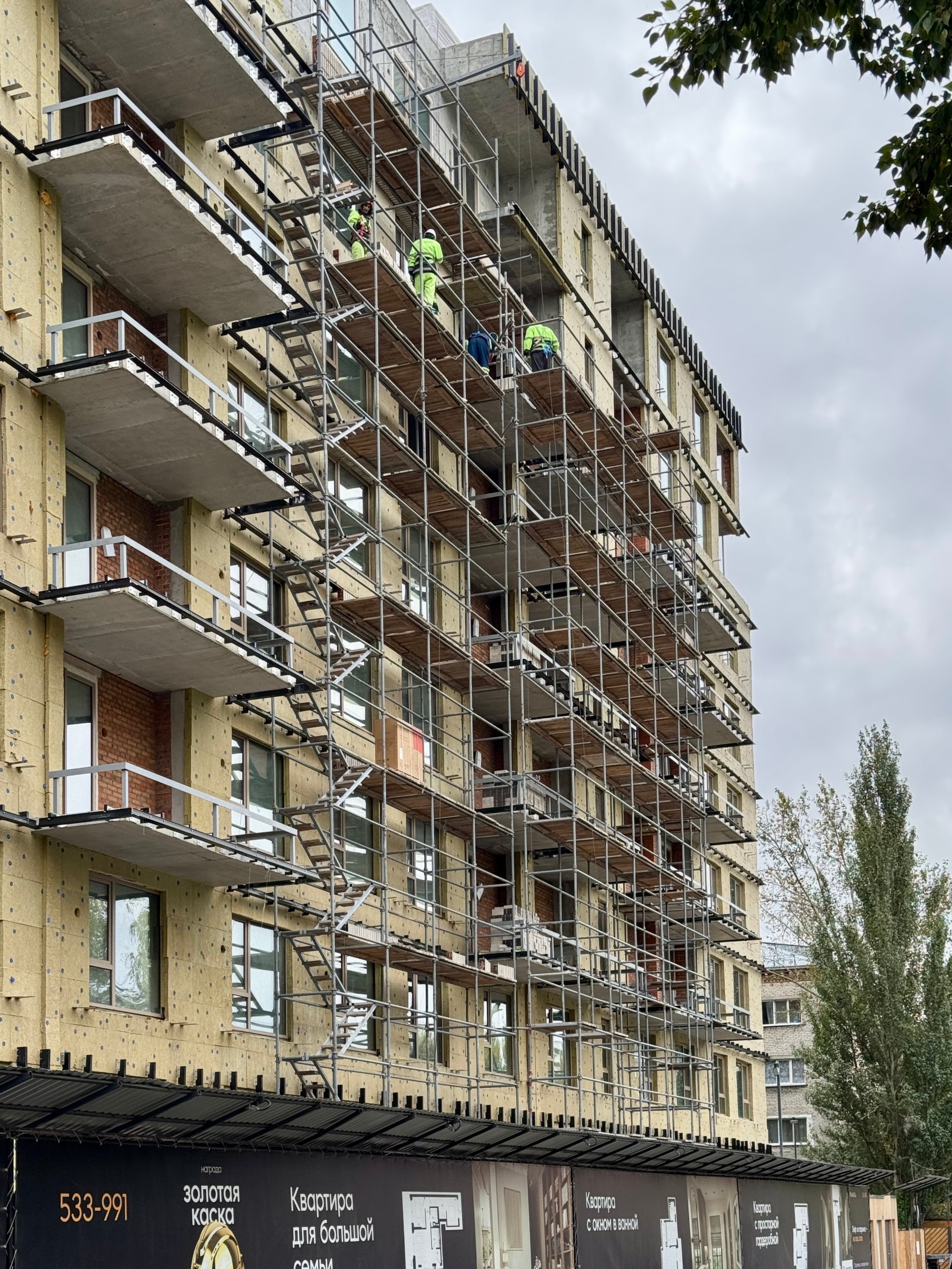 МОНТАЖ ФАСАДОВ ИЗ КИРПИЧА